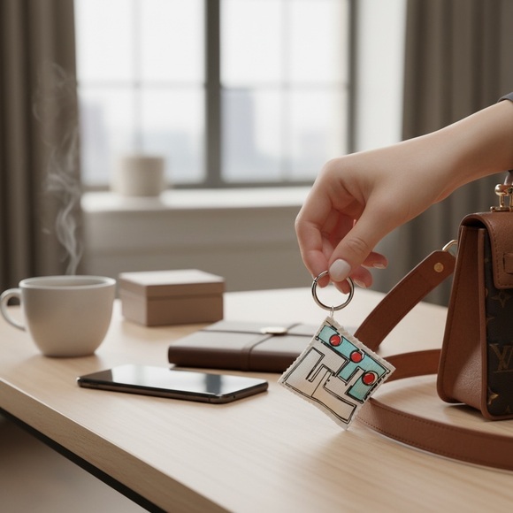 FF Fendi repurposed purse fob - Picture 2 of 10